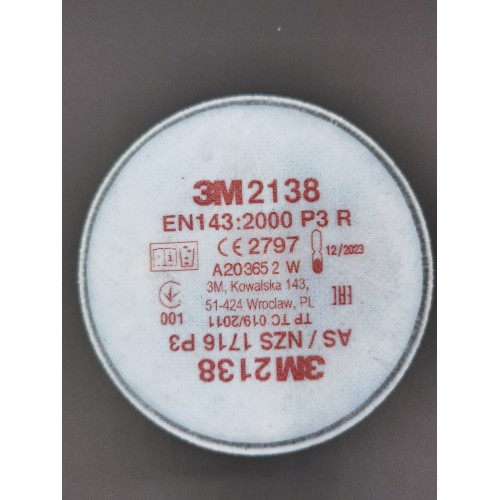 Фильтр - патрон 3M 2138 (P3) FFP3