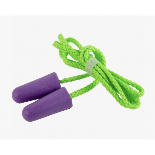 Беруши одноразовые с хлопковым шнурком Jeta Safety 39дБ JEM-438-C
