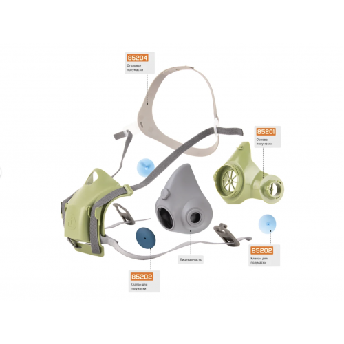 Полумаска Jeta Safety 8500 с системой быстрого сброса