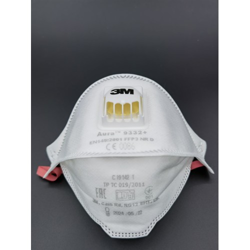 Респиратор - маска 3M Aura 9332+ с клапаном FFP3 NR D