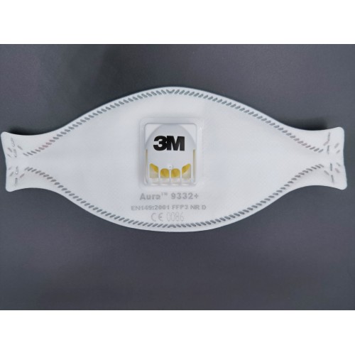 Респиратор - маска 3M Aura 9332+ с клапаном FFP3 NR D
