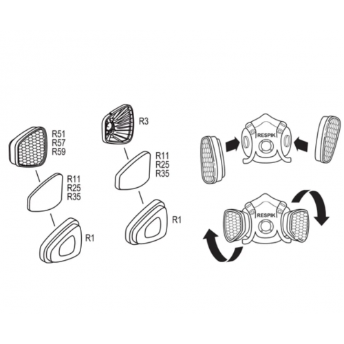 Предфильтр RESPIK R25