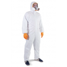 Комбинезон одноразовый с капюшоном Jeta Safety  (JPC 58) белый 58 г/кв.м